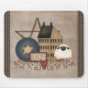 Landhausstil Primitiv - Vereinfachen - Gelbes Salt Mousepad