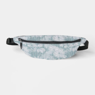 Landhausstil Samtige Blaue Margerite Bauchtasche