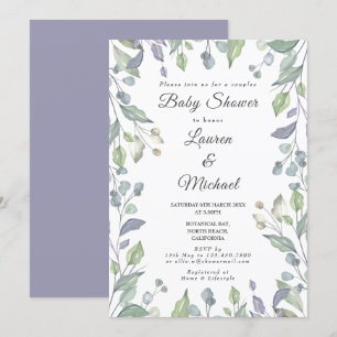 Landhochzeit-Babyparty für Paare Einladung