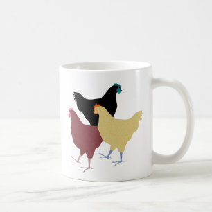 Landhühner-Tasse Kaffeetasse
