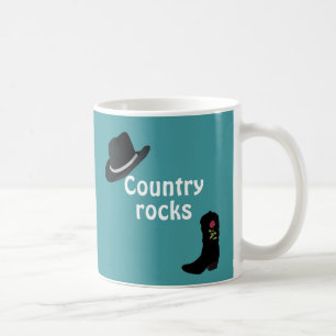 Landhut & Kalligrafie auf teal Kaffeetasse