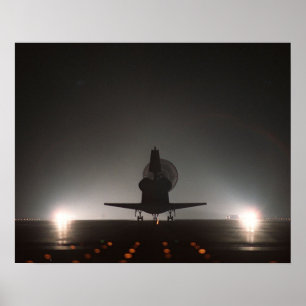 Landing of Space Shuttle Atlantis (STS-106) Poster