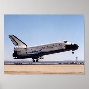 Landing of Space Shuttle Discovery (STS-92) Poster