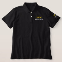 Landingscaping-Dienstleistungen Stickes Polo-Shirt