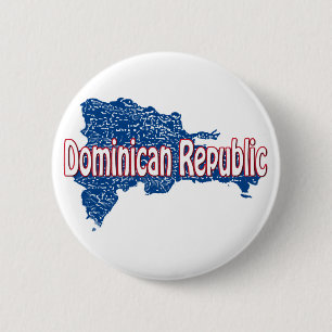 Landkarte der Dominikanischen Republik Button