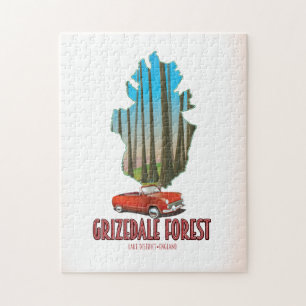 Landkarte für den Landkreis Grizdale
