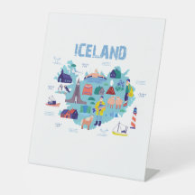 Landkarte von Island