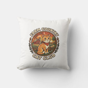 Landkatze Katze Katzenliebhaber Geschenk - Landkat Kissen