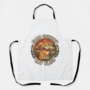 Landkatze Katze Liebhaber Geschenk - Landkatze Schürze