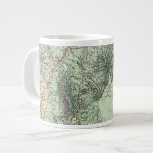 Landklassifizierungskarte Zentralmexikas Jumbo-Tasse