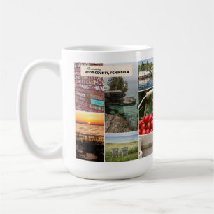 Landkreis an der Tür, Wisconsin - Sehenswürdigkeit Kaffeetasse