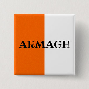 Landkreis Armagh Flag Abzeichen Button