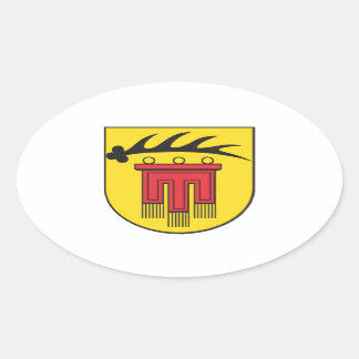 Landkreis Böblingen Wappen Ovaler Aufkleber