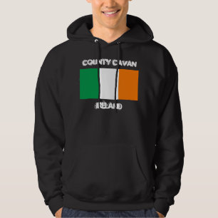 Landkreis Cavan, Irland mit irischer Flagge Hoodie