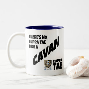 Landkreis Cavan Irland Zwei-Tonen-Kaffee-Tasse Zweifarbige Tasse