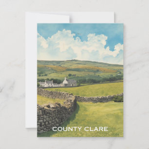 Landkreis Clare Irland Postkarte