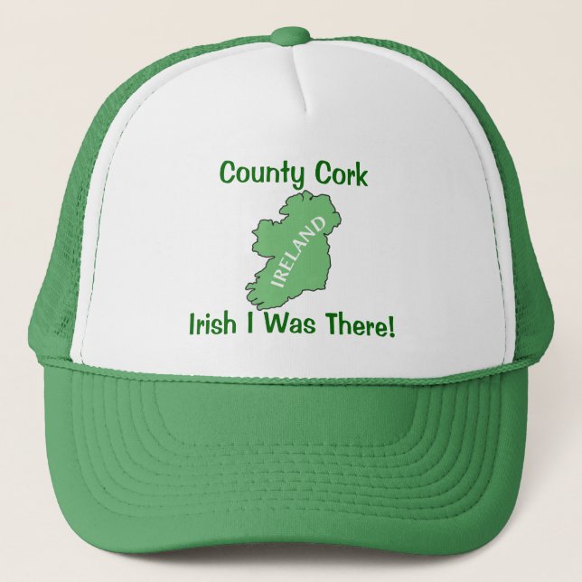 Landkreis Cork Ireland Trucker Hat Truckerkappe (Vorderseite)