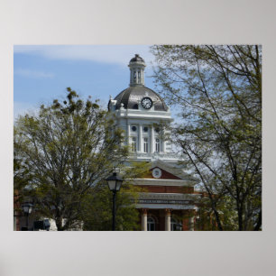 Landkreis Courthouse in Madison, GA Poster