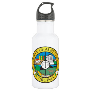 Landkreis des großen Siegels von Albemarle Trinkflasche
