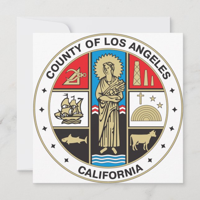 Landkreis des Siegels Los Angeles (Vorderseite)
