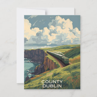 Landkreis Dublin Postkarte