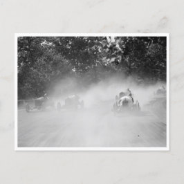 Landkreis Fair Dirt Track Races Postkarte