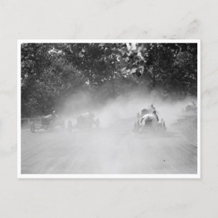 Landkreis Fair Dirt Track Races Postkarte
