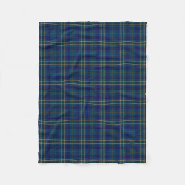 Landkreis Fermanagh IrenTartan Fleecedecke (Vorderseite)
