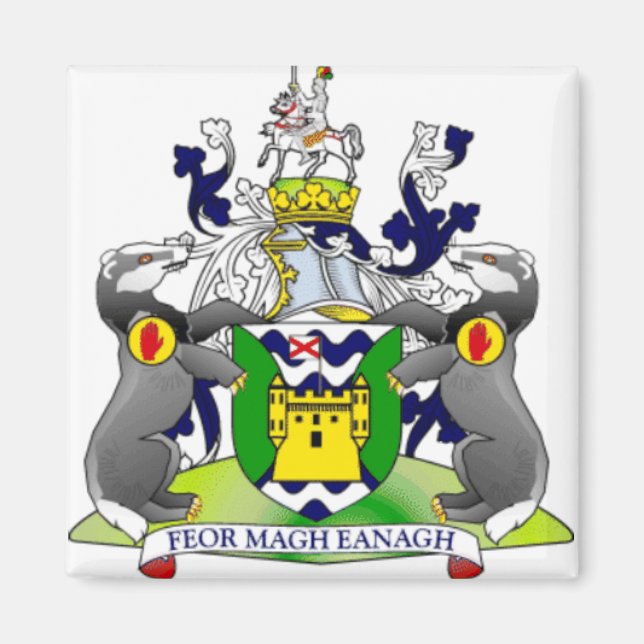 LANDKREIS Fermanagh Irland Magnet (Vorne)