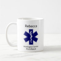 Landkreis Fire Rescue EMT/EMS Coffee Tasse