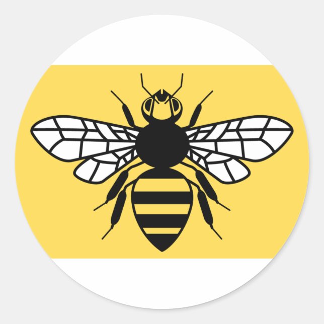 Landkreis Flag Greater Manchester Runder Aufkleber (Vorderseite)