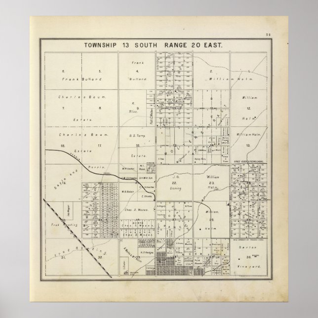 Landkreis Fresno, Kalifornien 34 Poster (Vorne)