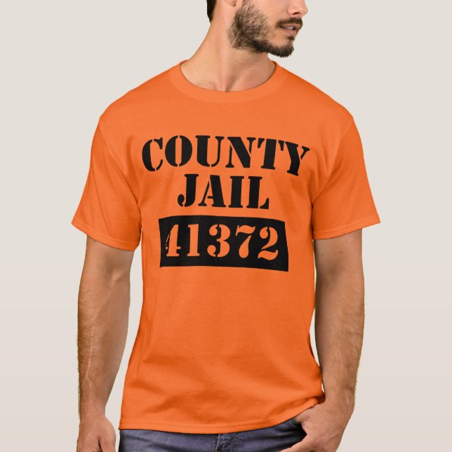 Landkreis Gefängnail Halloween Custome T-Shirt (Vorderseite)