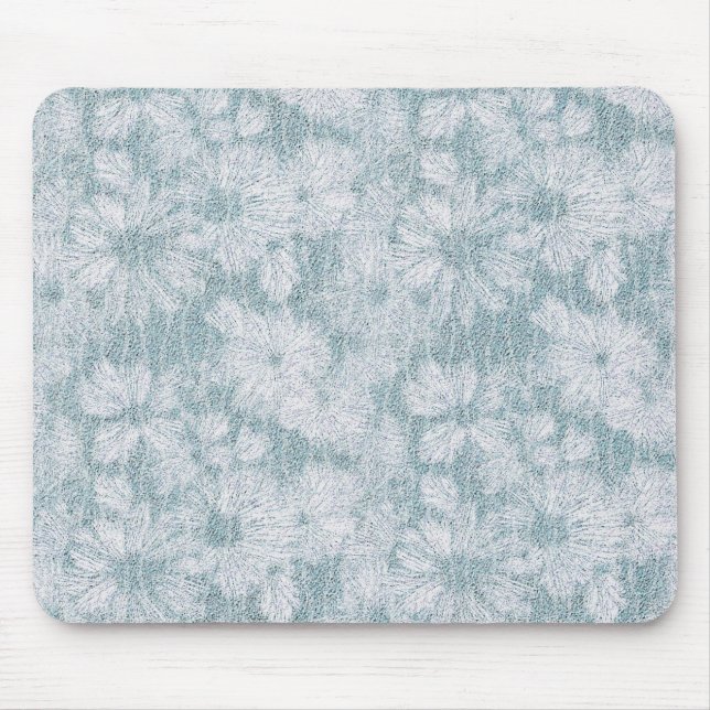 Landkreis Hütte Velvety Blue Daisy Mousepad (Vorne)
