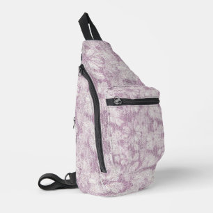 Landkreis Hütte Velvety Lilac Daisy Crossbody Bag