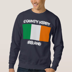 Landkreis Kerry, Irland mit irischer Flagge Sweatshirt