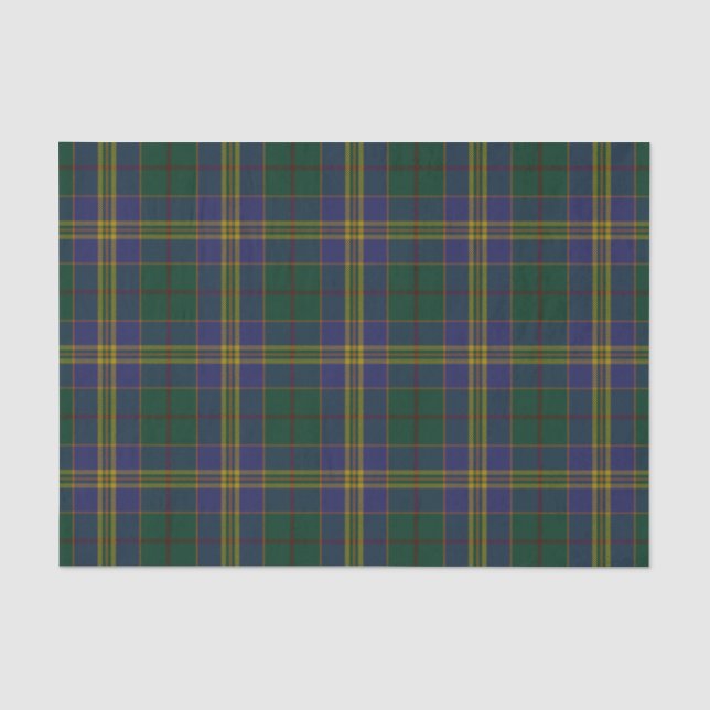 Landkreis Kilkenny Irish Tartan Seidenpapier (Vorderseite)