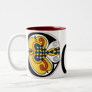 Landkreis-Korken-Tasse Zweifarbige Tasse