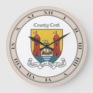 Landkreis-Korken-Wand-Uhr Große Wanduhr
