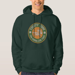 Landkreis-Korkenpub-kriechendes Team Hoodie