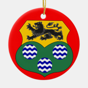 Landkreis Leitrim Irland Weihnachtsverzierung Keramik Ornament