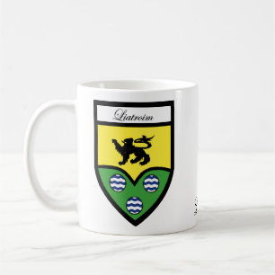 Landkreis Leitrim Karte & Wappen Tasse