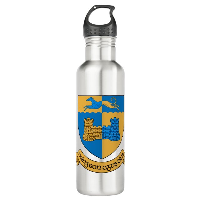 Landkreis Longford Irland Edelstahlflasche (Vorderseite)