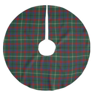 Landkreis-Mayo-IrenTartan Polyester Weihnachtsbaumdecke