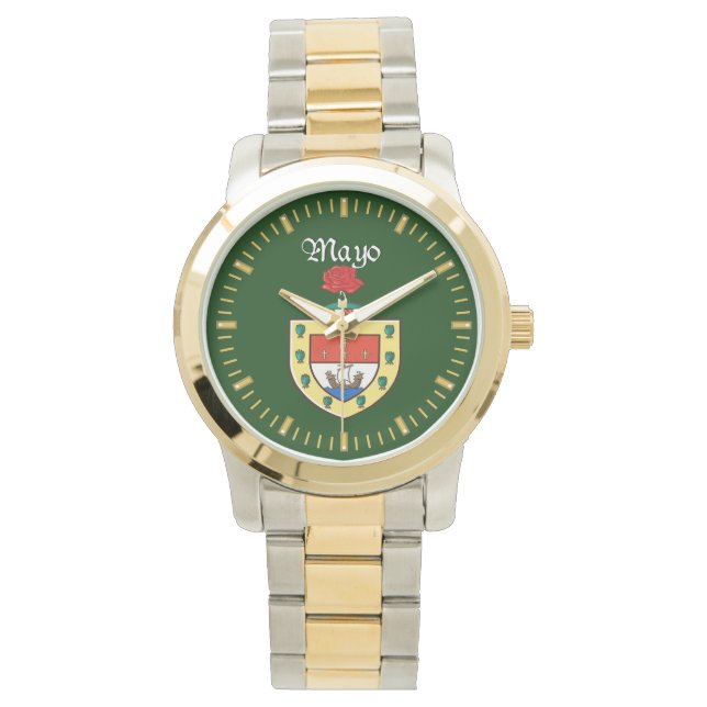 Landkreis Mayo Wrist Watch Armbanduhr (Vorderseite)