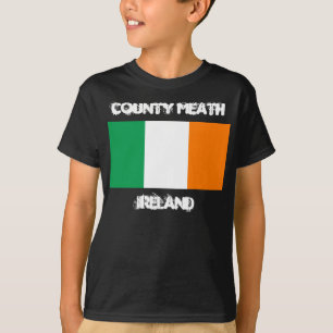 Landkreis Meath, Irland mit irischer Flagge Boys T-Shirt