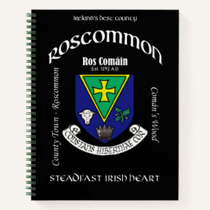 Landkreis Roscommon Ireland Notebook erstellt Notizbuch