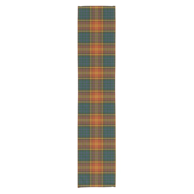 Landkreis Roscommon IrenTartan Kurzer Tischläufer (Vorderseite)