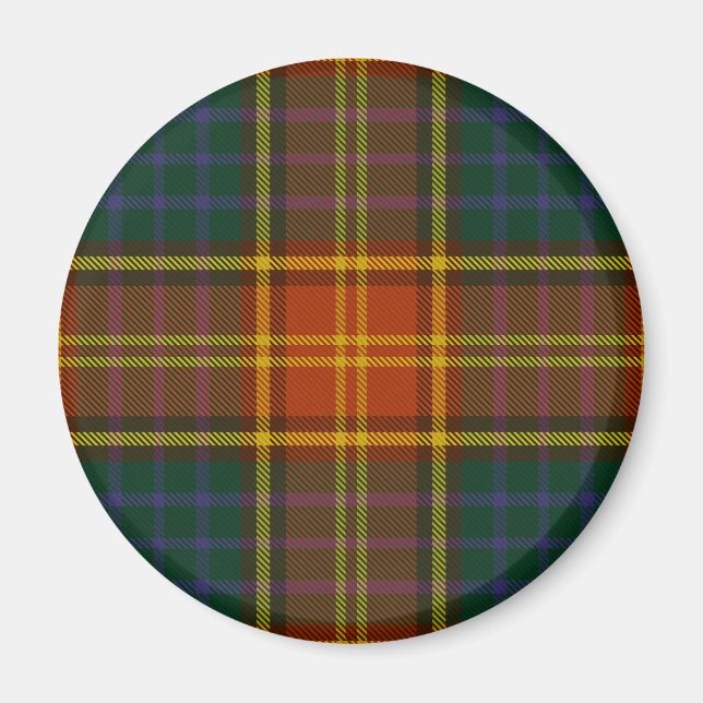 Landkreis Roscommon Irish Tartan Magnet (Vorne)