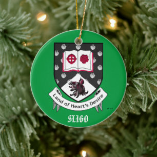 Landkreis Sligo Irland Weihnachtsfeierlichkeiten Keramik Ornament